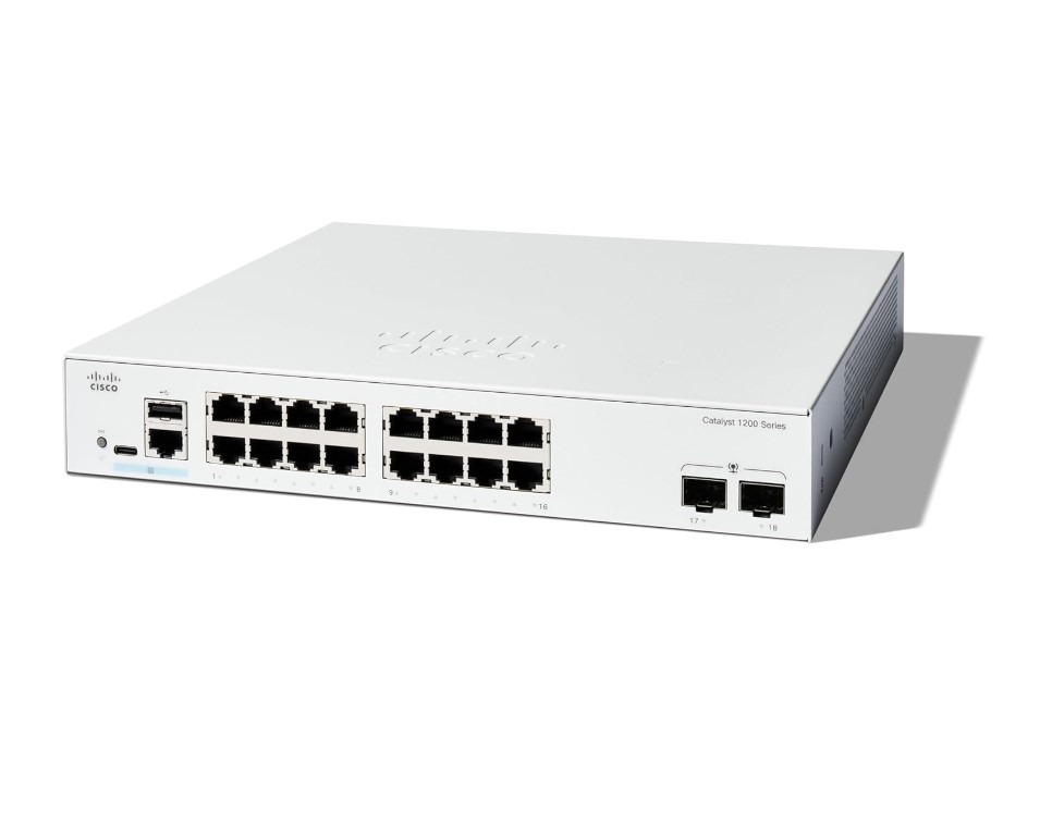Cisco network switch, Catalyst 1200 series hardware.