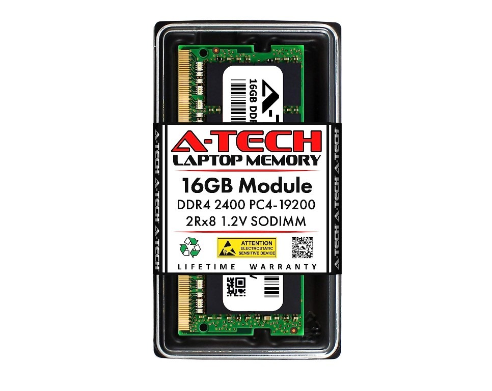 16GB DDR4 Laptop Memory Module in packaging