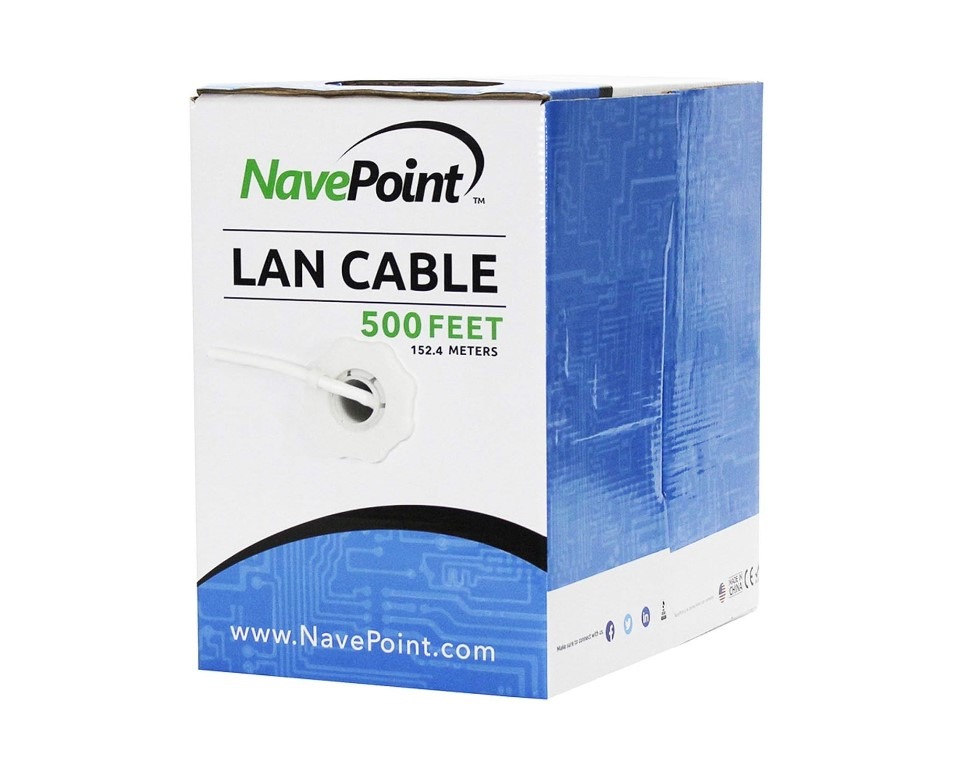 NavePoint 500ft LAN cable box