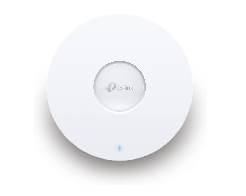 TP-Link wireless router on white background