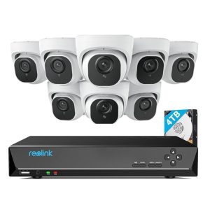 Reolink security camera system with 4TB hard drive.