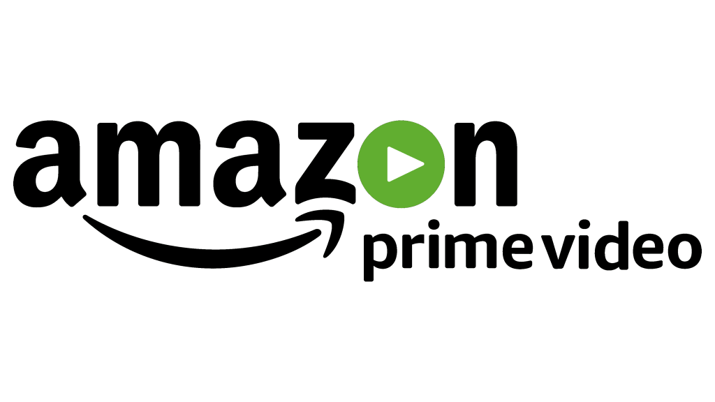 Amazon Prime Video logo on green background.