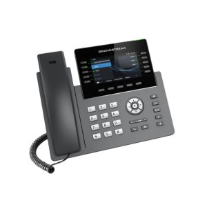 Grandstream office VoIP phone with digital display.