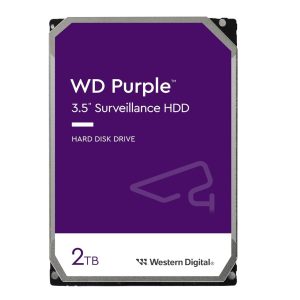 Western Digital Purple 2TB Surveillance Hard Drive.