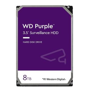 WD Purple 8TB Surveillance Hard Disk Drive.
